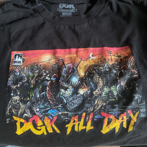DGK Men’s All Day Black T-Shirt - Picture 3 of 5